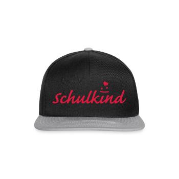 Schulkind - Snapback Cap - Schwarz/Grau - Vorne