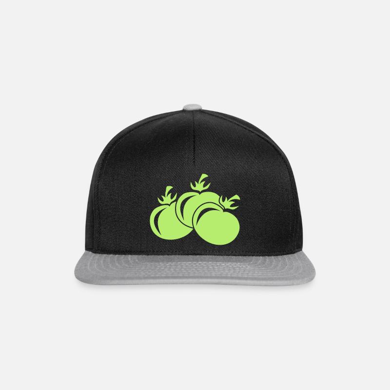 Tomaten - Snapback Cap - Schwarz/Grau