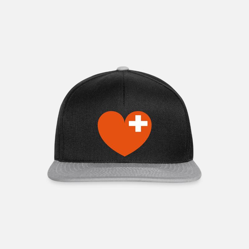 Premiers secours - Casquette snapback - noir/gris