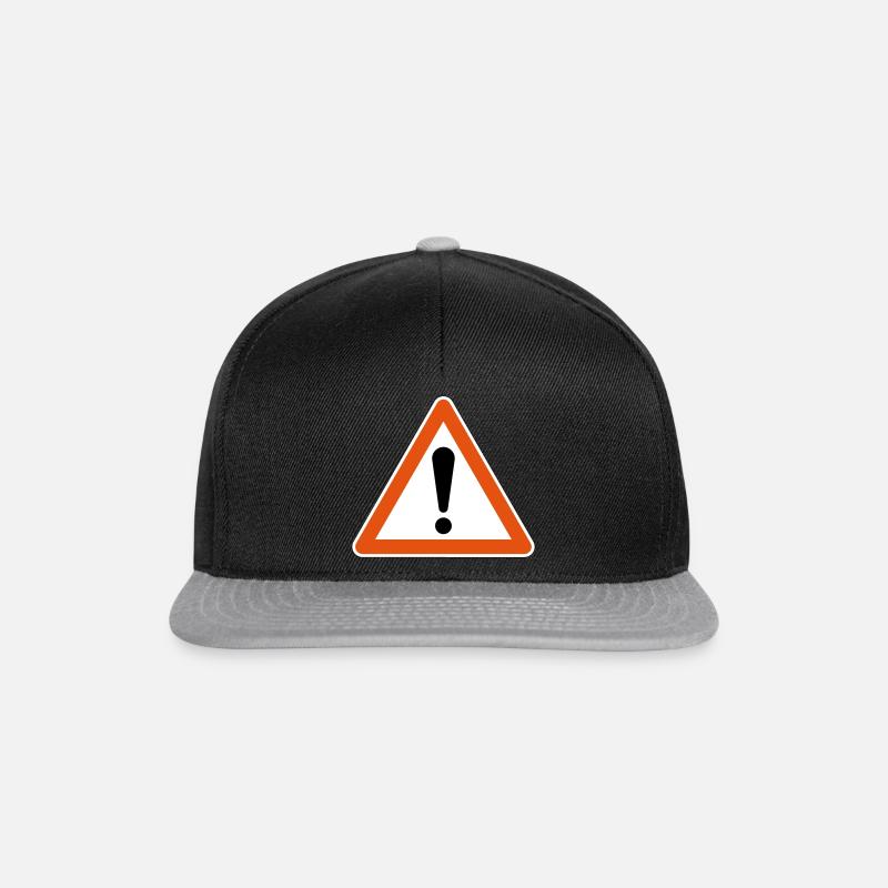 traffic sign 160659 - Snapback Cap - black/grey