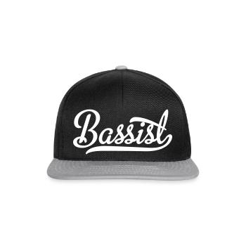Bassiste - Casquette snapback - noir/gris - Devant
