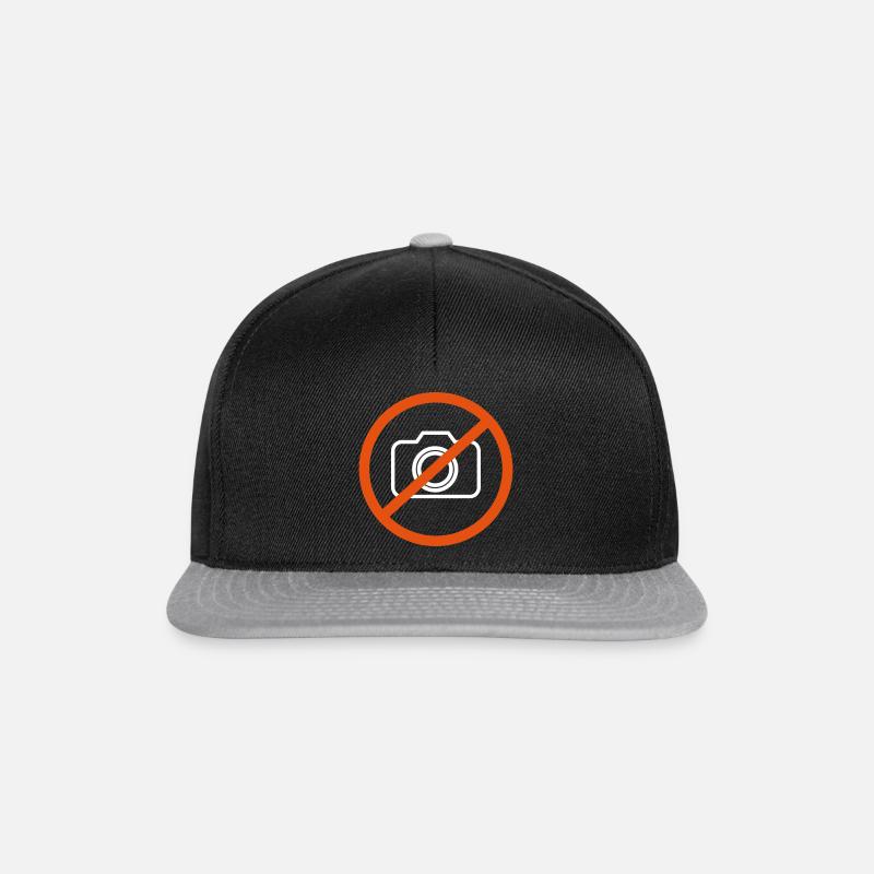 NO PHOTO - Snapback Cap - Schwarz/Grau