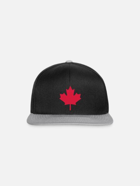 Kanada - Snapback Cap - Schwarz/Grau
