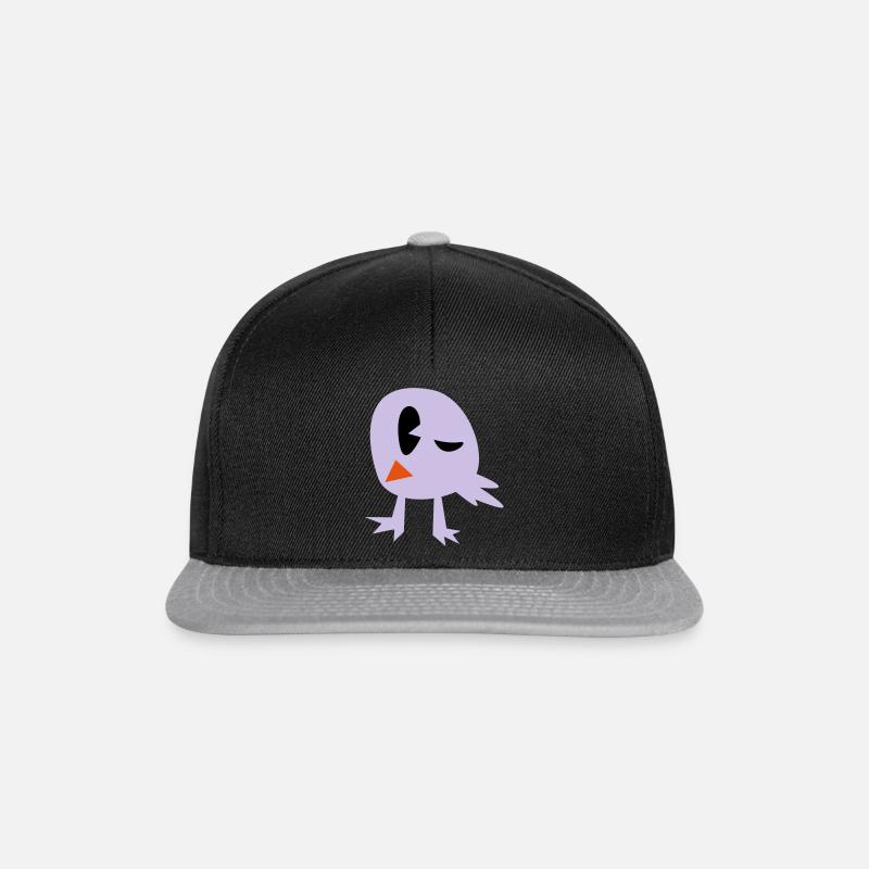 L'oiseau de Miro - Casquette snapback - noir/gris