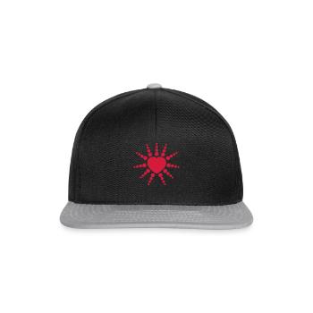 Sonnen Herz - Casquette snapback - noir/gris - Devant
