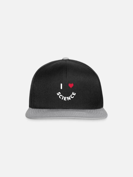 Wissenschaft - Snapback Cap - Schwarz/Grau