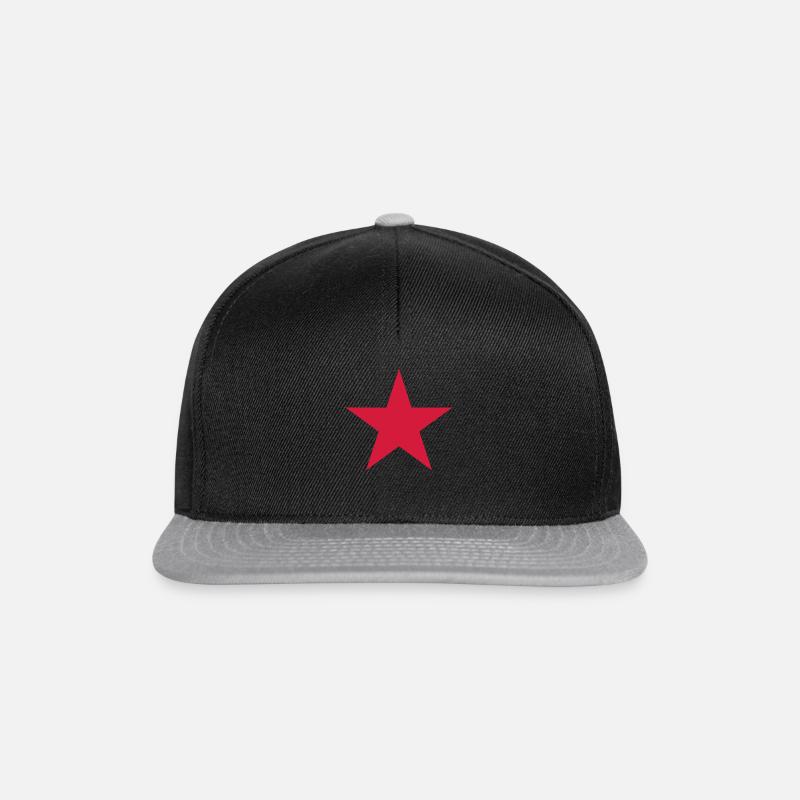 Etoile - Casquette snapback - noir/gris