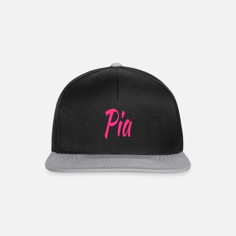Pia - Snapback Cap - black/grey