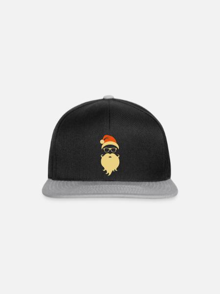 Cool Santa - Snapback Cap - Schwarz/Grau