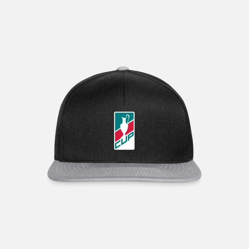 Coupe - Casquette snapback - noir/gris