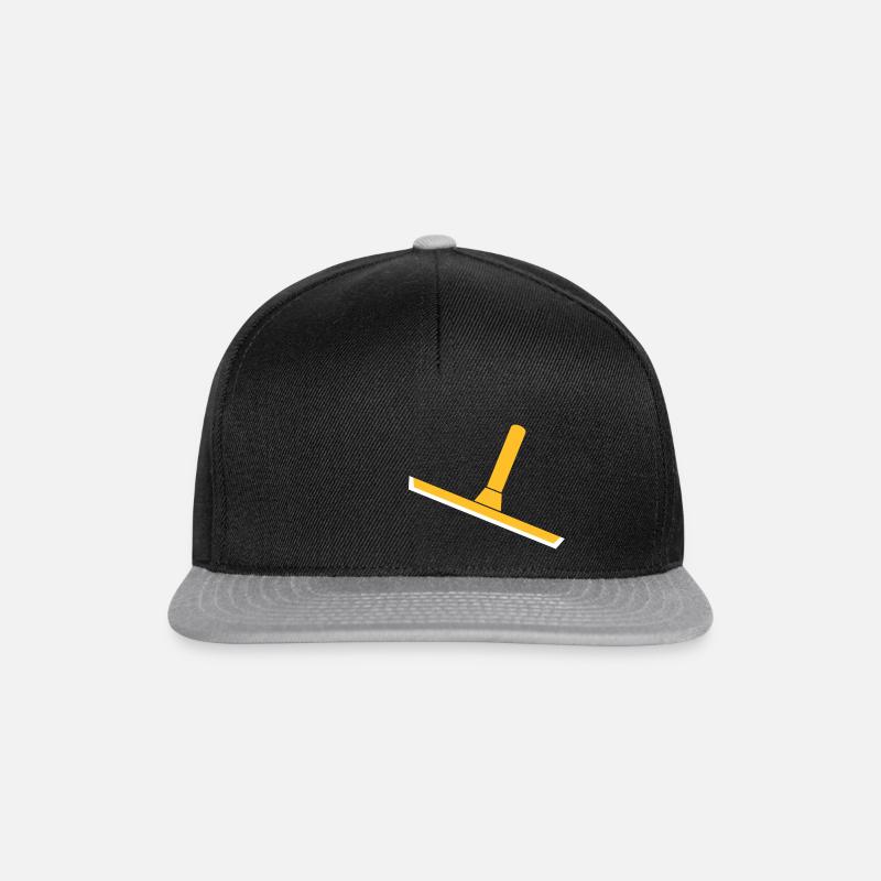 Fensterabzieher2 - Snapback Cap - Schwarz/Grau
