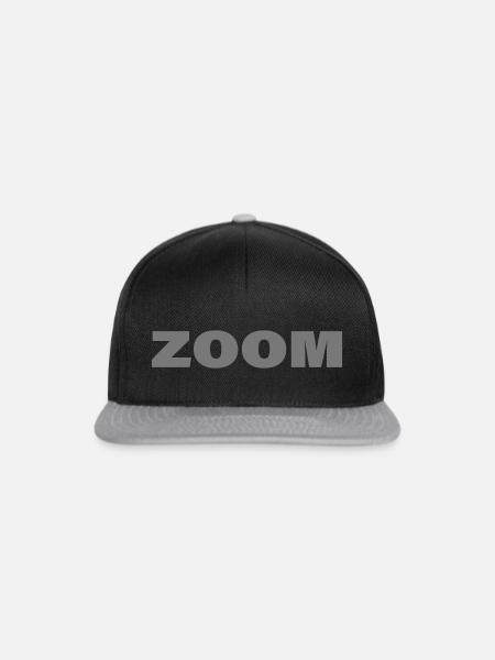 ZOOM - Snapback Cap - Schwarz/Grau