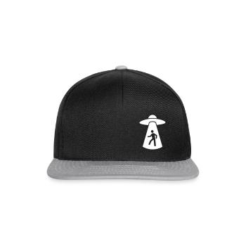 Enlèvement extraterrestre - Casquette snapback - noir/gris - Devant