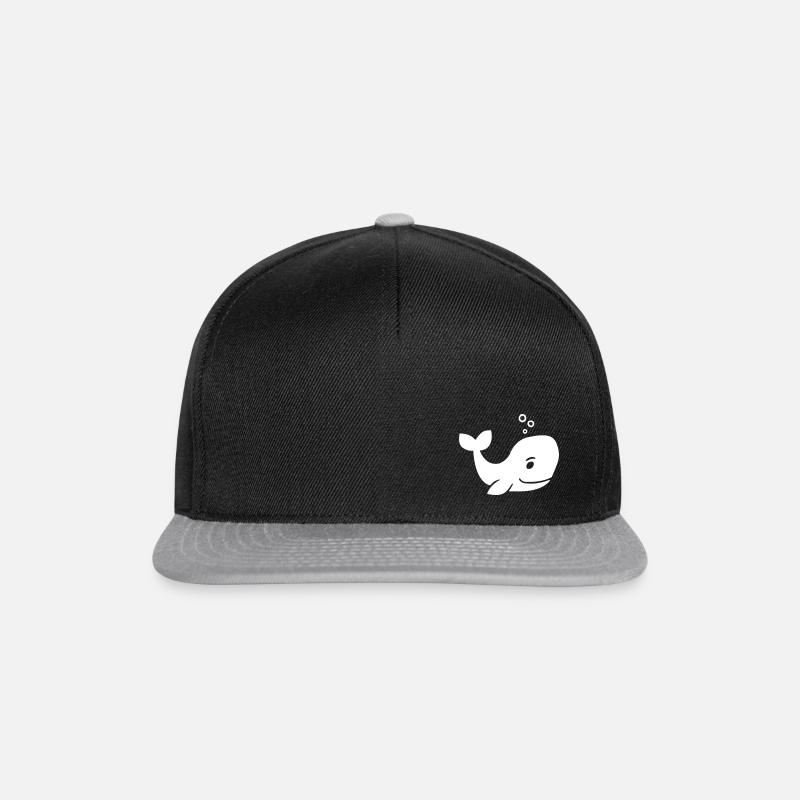 Wal - Snapback Cap - Schwarz/Grau
