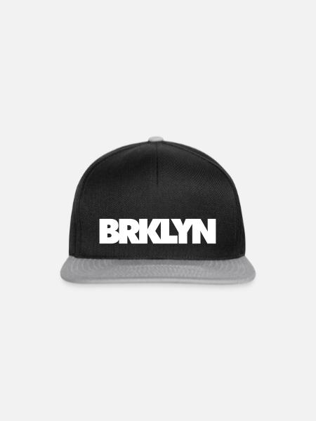 BRKLYN - Snapback Cap - Schwarz/Grau