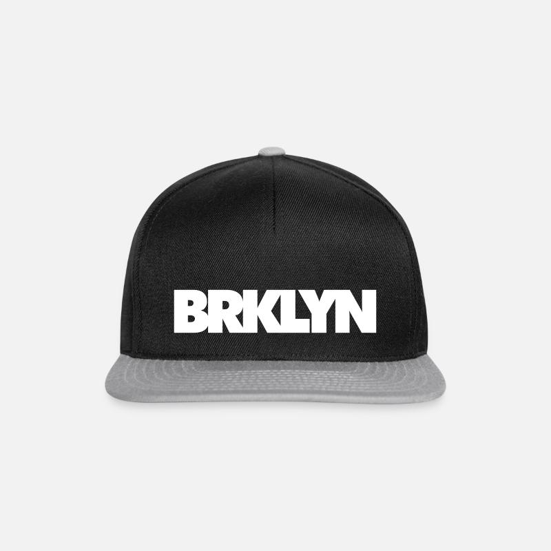 BRKLYN - Snapback Cap - Schwarz/Grau
