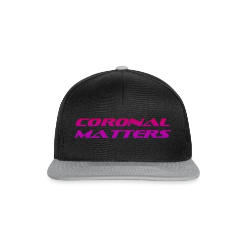 Coronal Matters logotyp - Snapbackkeps