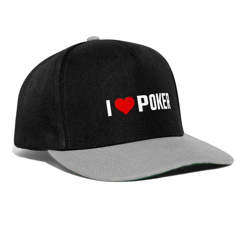 I love poker - Snapback cap