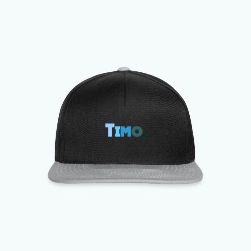 Timo in blauwe tinten - Snapback cap