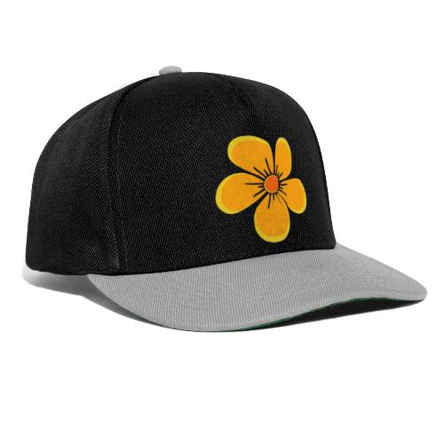 Blume gelb, Blüte, floral, Blumenmotiv, blumig - Snapback Cap