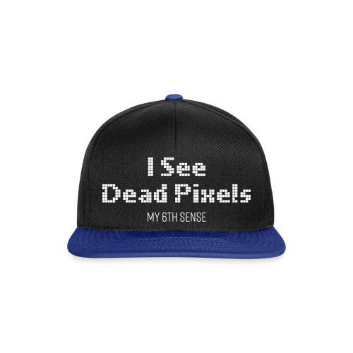ISeeDeadPixels_White - Snapback cap