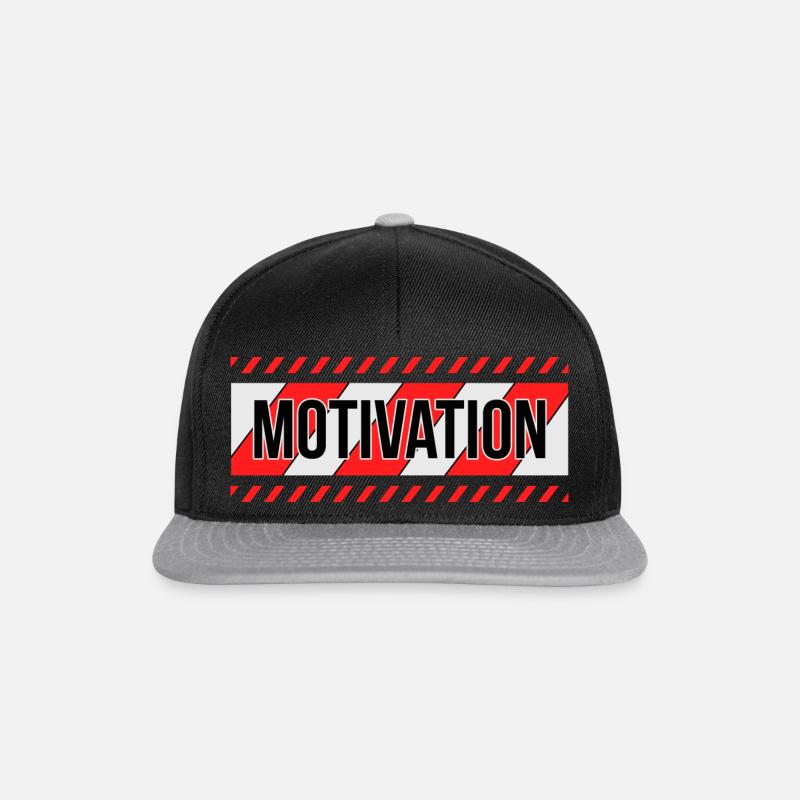 MOTIVATION - Snapback Cap - black/grey