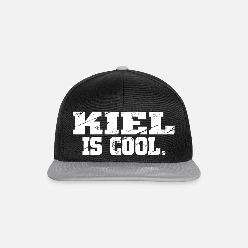 Kiel - Snapback Cap - Schwarz/Grau