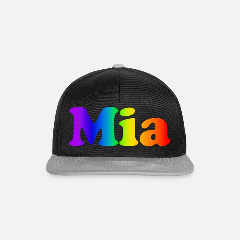 Mia - Snapback Cap - Schwarz/Grau