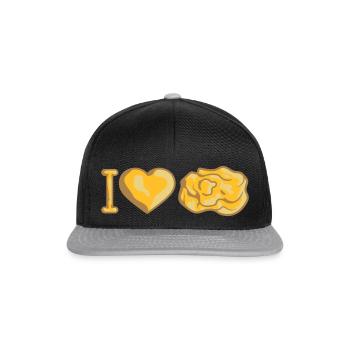 I Love Gold - Snapback Cap - Schwarz/Grau - Vorne