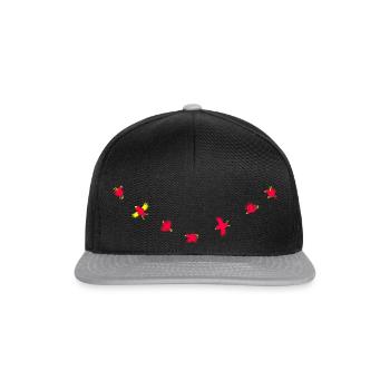 Birdies - Casquette snapback - noir/gris - Devant