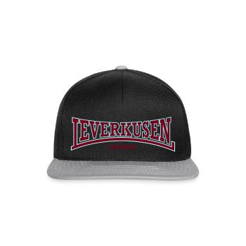 LEVERKUSEN GERMANY - Snapback Cap - Schwarz/Grau - Vorne