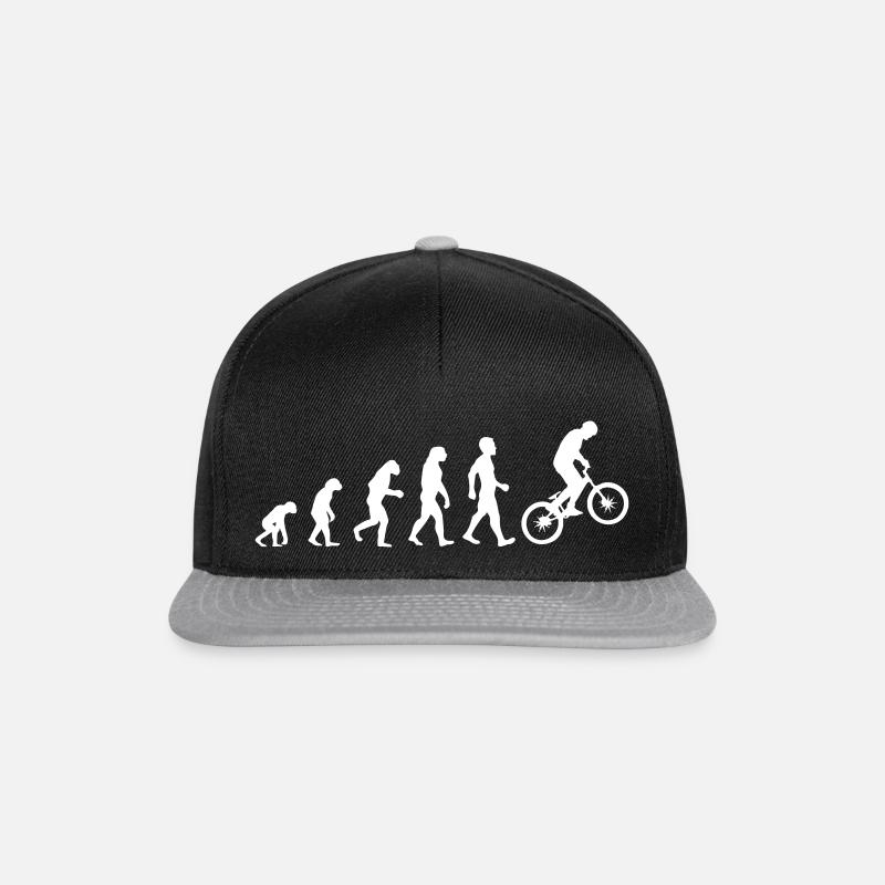 Evolution BMX Fahrrad - Snapback Cap - Schwarz/Grau