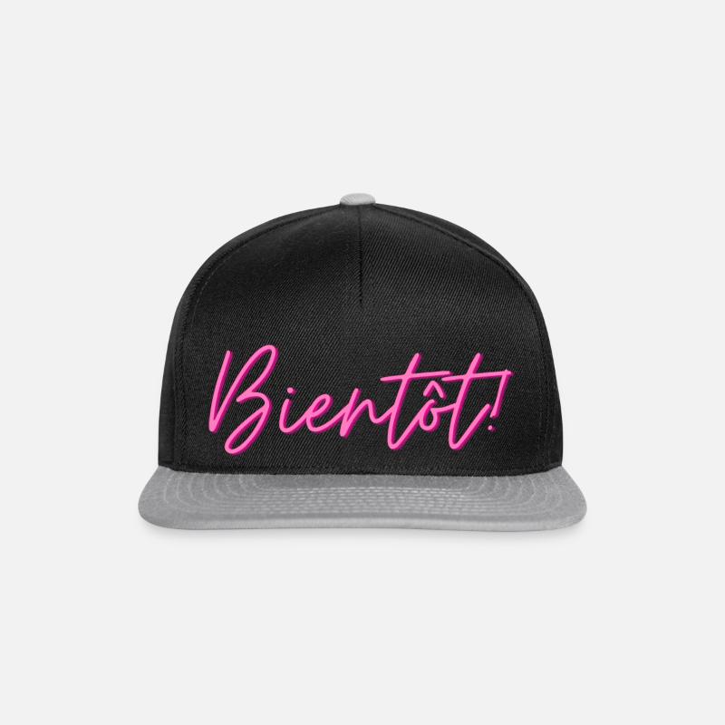 Bientôt - Snapback Cap - Schwarz/Grau