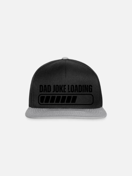Papa Witz wird geladen - Snapback Cap - Schwarz/Grau
