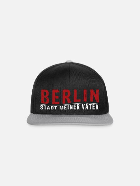 BERLIN - Stadt meiner Väter - Snapback Cap - Schwarz/Grau