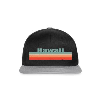 Hawaii Vintage - Snapback Cap - black/grey - Front