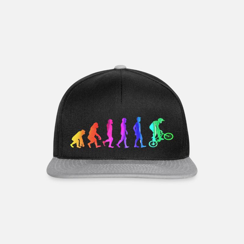 Évolution des motards - Casquette snapback - noir/gris