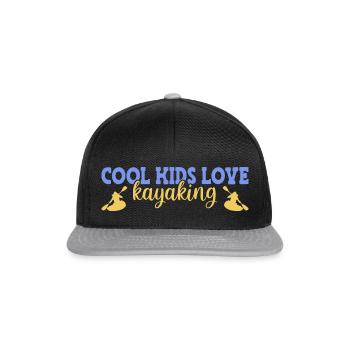 Kayak Kayaking - Casquette snapback - noir/gris - Devant