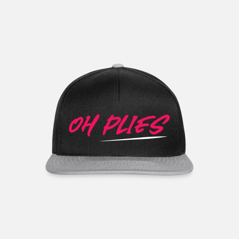 Oh Plies 4 - Snapback Cap - Schwarz/Grau