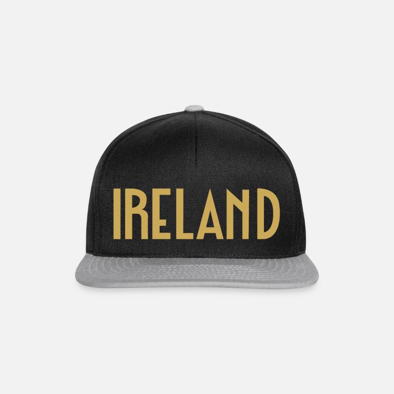 Irlande - Casquette snapback - noir/gris