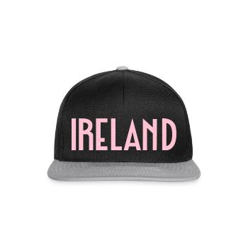 Irlande - Casquette snapback - noir/gris - Devant