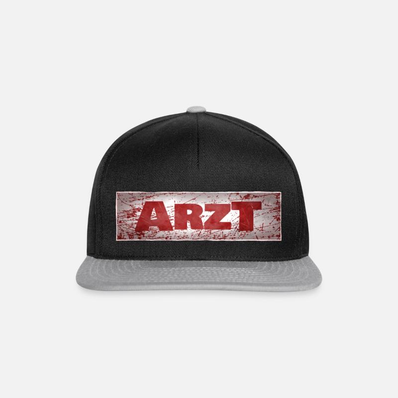 Von Beruf aus Arzt - Snapback Cap - Schwarz/Grau