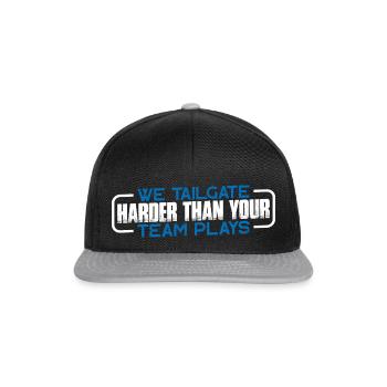 Nous suivons plus fort que votre équipe ne joue 4 - Casquette snapback - noir/gris - Devant