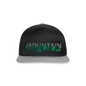Mountain - Snapback Cap - Schwarz/Grau - Vorne