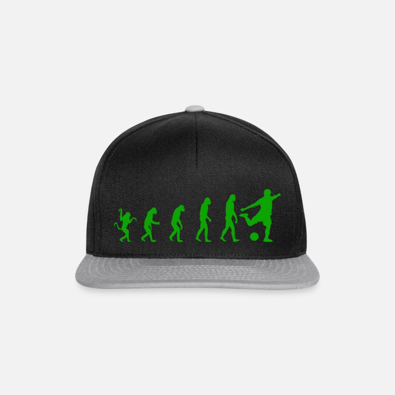 Fussball Evolution Sport - Snapback Cap - Schwarz/Grau