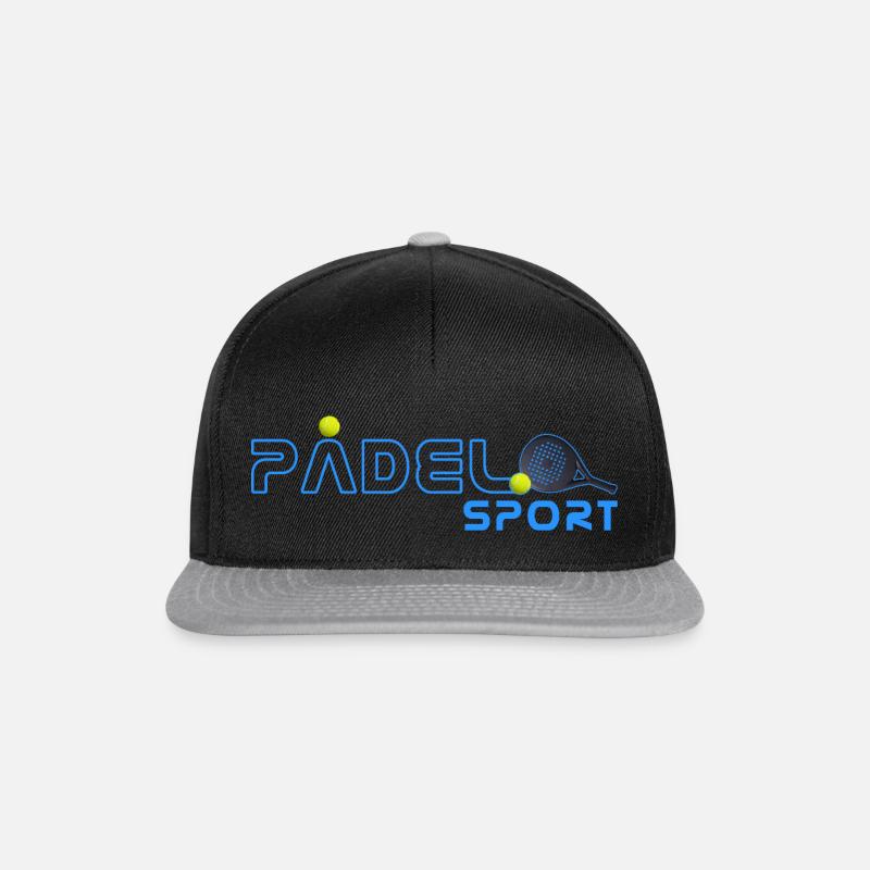 Padel sport 5 - Snapback Cap - black/grey