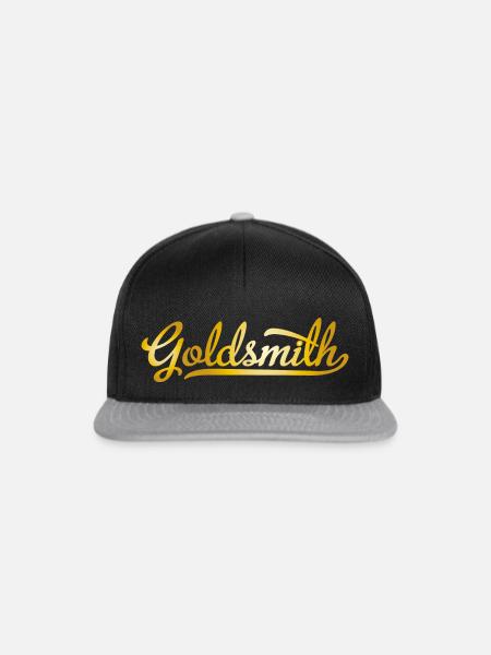 Goldschmied - Snapback Cap - Schwarz/Grau