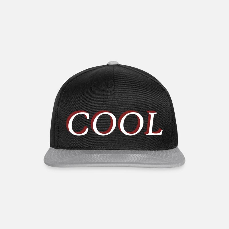 COOL #2 - Snapback Cap - Schwarz/Grau