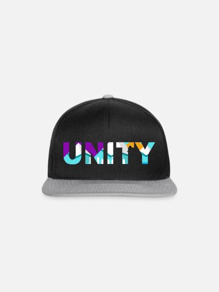 Die Unity-Community - Snapback Cap - Schwarz/Grau