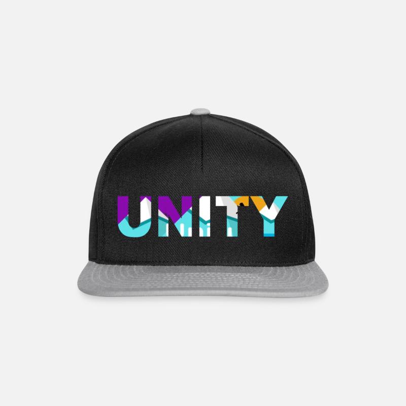 Die Unity-Community - Snapback Cap - Schwarz/Grau